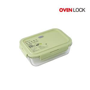 오븐락 내열유리 전자레인지 오븐 밀폐용기 직사각 1180ml