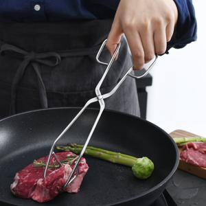 키친아트 스텐304 가위형 고기집게 요리 핀셋 샐러드