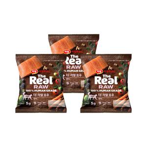 [하림펫푸드] 더리얼로우 캣 연어 어덜트 5g 3개