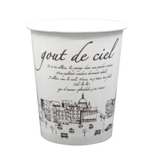 파리 일회용 종이컵 카페 커피 10온스 100개