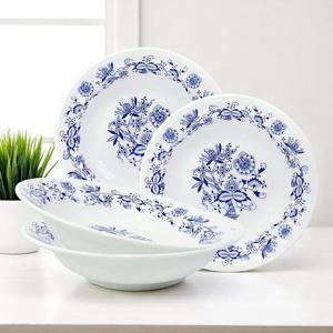 쯔비벨무스터 원형 앞접시 4p 세트