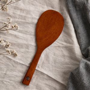 라리사 우디 천연 옻칠 주걱 슬림 대 Y067