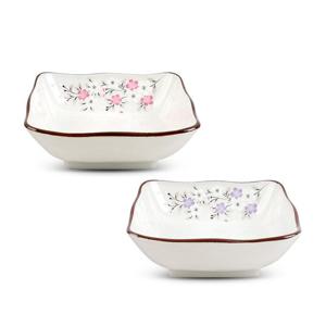 일제 꽃망울 사각쿠프 2P / 찬기