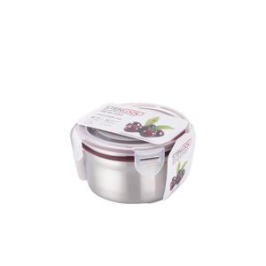 스텐락 국산 스텐밀폐용기 클래식 원형 4호 420ml