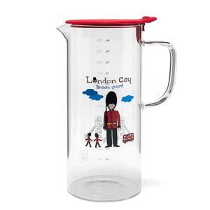 퀸센스 유리 물병 내열 가정 냉장고 물병 물통 1.2L