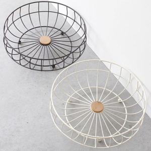 라운드 철망 바스켓 네트망 바구니 과일 야채 보관