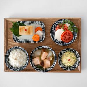 니코트 산토리 1인 식기세트 5P MADE IN JAPAN