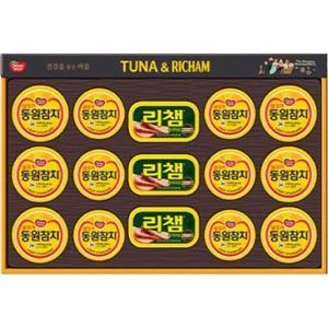 [동원] 동원참치 튜나리챔 99호 5세트 선물세트 대량 소량 명절 설 추석 한가위 가족 통조림 참치 스팸 햄