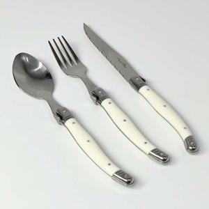 라귀올 커트러리 화이트 (스푼+포크+나이프) 세트 르리에 알비스