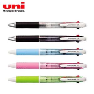 유니 제트스트림 0.7mm 3색 유성볼펜 SXE3-400 낱개 (색상랜덤)
