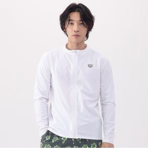 [아레나공식] 아일랜드 레저 집업 래쉬가드 A4BM1PR08WHT