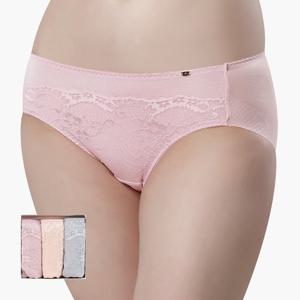 제임스딘 여름 냉감 여성 인견 레이스 노라인 햄 팬티 JHWPA086