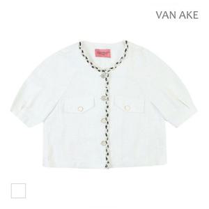 [반에이크] 모던디자인 트위드 반팔자켓_VB27JKMD02Z