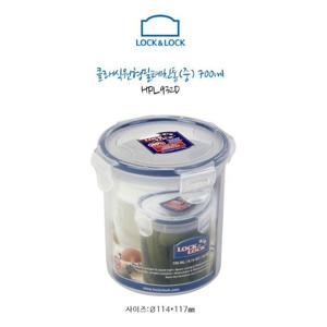 락앤락 클래식 밀폐용기 반찬통 원형 700ml HPL932D