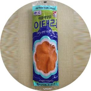 천연 생고무 이태리 고무장갑 40cm 1P