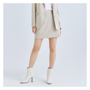 [미쏘][미쏘] 체크 A라인 미니스커트 (MIWWHB312G-T)