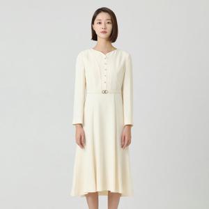 [린(의류)]밀크 A라인 원피스(LGOPOD9900)