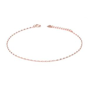 14K GOLD 로즈골드 잠자리2 싱글 체인 팔찌