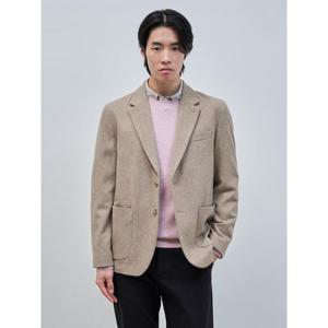 [빈폴멘] 울캐시미어 혼방 솔리드 재킷  베이지 (BC4X11C21A)