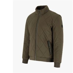 [엘르골프]남성 다이아몬드 퀼팅 패딩 점퍼 6J71301 카키04_CC