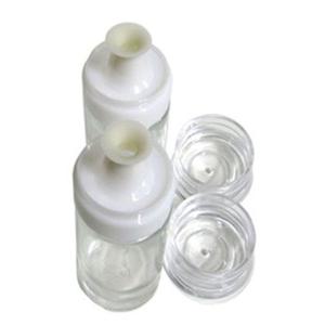 시노 글라스 오일병 2세트(소)화이트 소스용기 드레싱