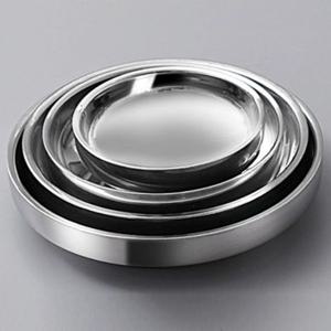 이딜리 스텐 찬기 반찬그릇 접시 쿠프 유광 중 11.5cm