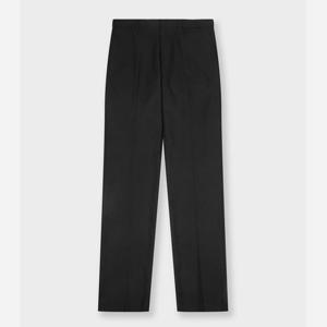 [예작(셔츠)]구김적은 블랙 솔리드 스트레치 슬랙스 (YJ4FTA380)