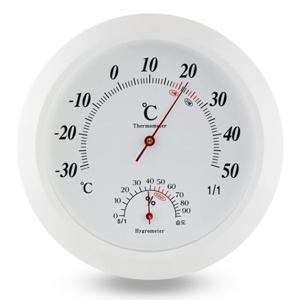 화성 원형 아날로그 온습도계 N-230/230x230x45mm (1개)