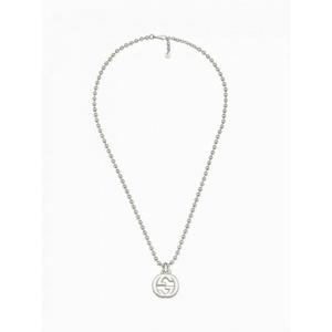 [GUCCI] 여성 목걸이 Interloking 인 실버 위드 GG 펜던트 앤 볼 체인 YBB479217001 /6