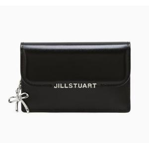 [JILLSTUART ACC] [코코클래식] 블랙 리본 참 소가죽 카드지갑JAWA5E180BK