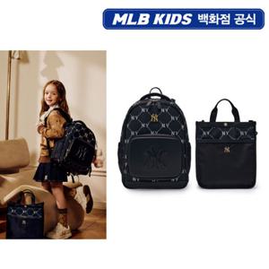 [MLB키즈PG] 신학기 뉴럭스 모노그램 책가방 세트 (7ABKMD25N-50BKS)