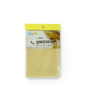 바른생활 삼베주머니 (중)/요리용/보자기/찜시트/찜기깔개/면보