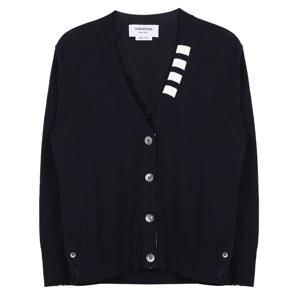 라프리마 톰브라운 여성 코튼 4바 브이넥 가디건 FKC631AY3036-415