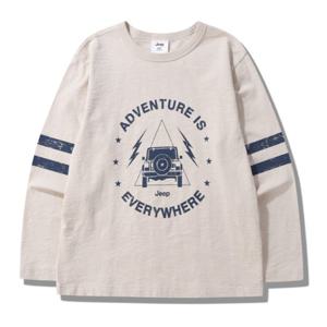 [지프키즈]25신상남여공용키즈  슬럽 자동차 긴팔티KQ2TSU011_US