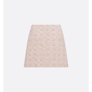 디올 숏 스커트 511J45A7757 4810 PINK Multicolor