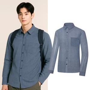 콜핑 남성 통기성 패턴 등산 긴팔 셔츠 KSC506SH2M