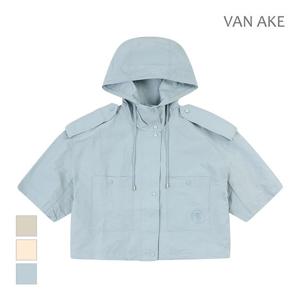 [반에이크] 후드넥 캐주얼얼 반팔점퍼_VB37JPMD02Z