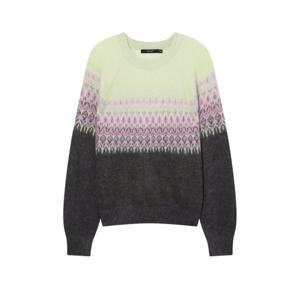 질스튜어트 뉴욕 여성 24FW 그린 패턴배색 나일론혼방 니트 JSSW4D420E1