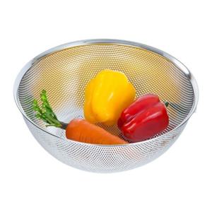 이라이프 올케이 타공 원형 바구니 5호 대 소쿠리 채망 다용도채반 가정용채반 주방채반