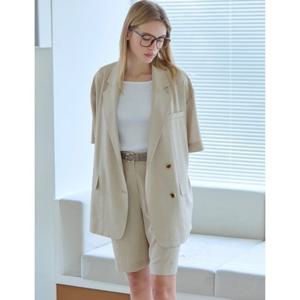 [코데즈컴바인] 오버핏 반팔 싱글자켓 (CKB-JK503W4)