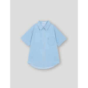 [코데즈컴바인] 루즈핏 데님 반팔셔츠 (CKB-DH381W4)