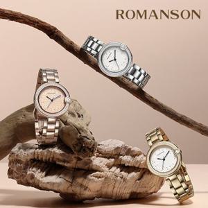 [마션틴트(잡화)][로만손] 루미에르 그랑 여성 메탈시계 RWRMQL4BF510RGRG0