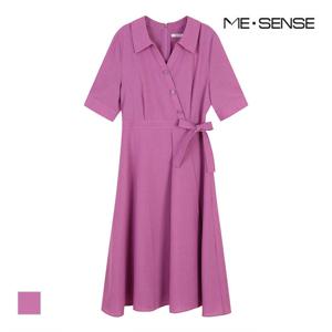 [미센스] 사선여밈 A라인 원피스_MB45OPP106Z