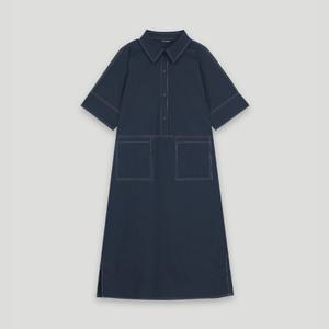 [코데즈컴바인] 스티치 카라 포켓원피스 (CKB-OP390W5)