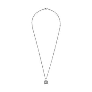 구찌 네클리스 G 크로스 실버 실버 에이지드 피니쉬 552768-J8400-0811