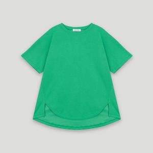 [코데즈컴바인] 라운드넥 절개 언발 티셔츠 (CKB-TS003W4)