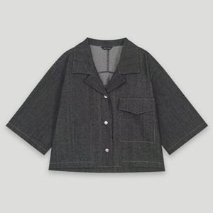 [코데즈컴바인] 7부소매 스티치 데님자켓 (CKB-DJ001W4)