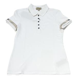 [버버리]여성 가로네 체크 반팔 폴로셔츠 80041381