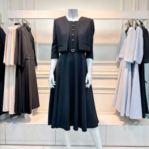 [린]차크란 자켓 레이어드 원피스(LCOPPE3300/블랙)_DG