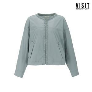 [비지트인뉴욕]라운드 셔링넥 집업점퍼 VB4JP72